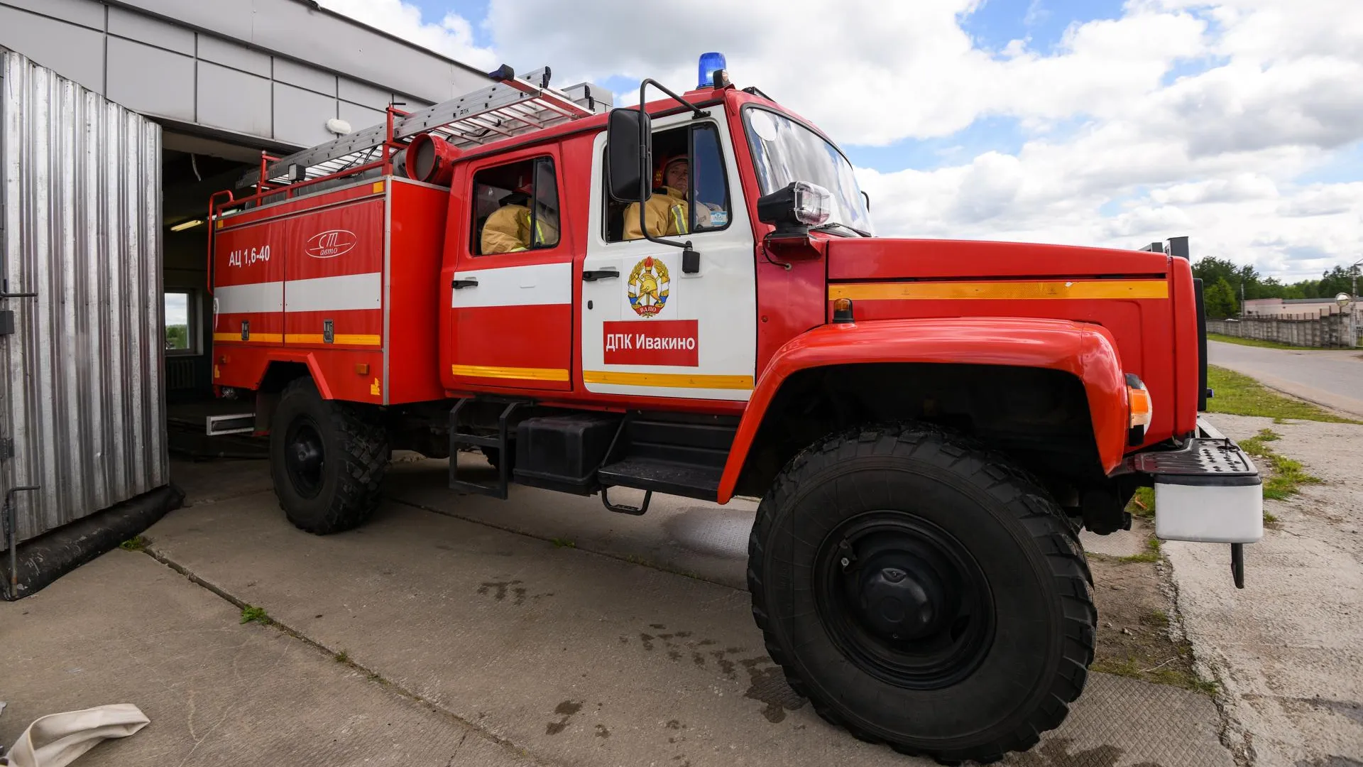 Жилой дом сгорел в деревне Сертякино Подольска
