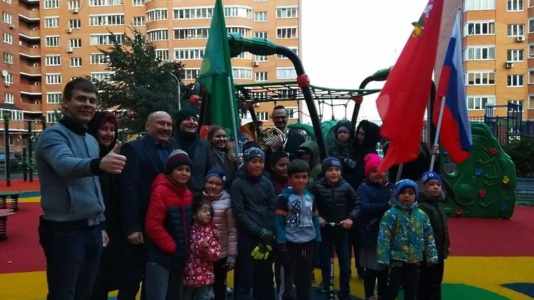 Новая детская площадка открылась в Котельниках