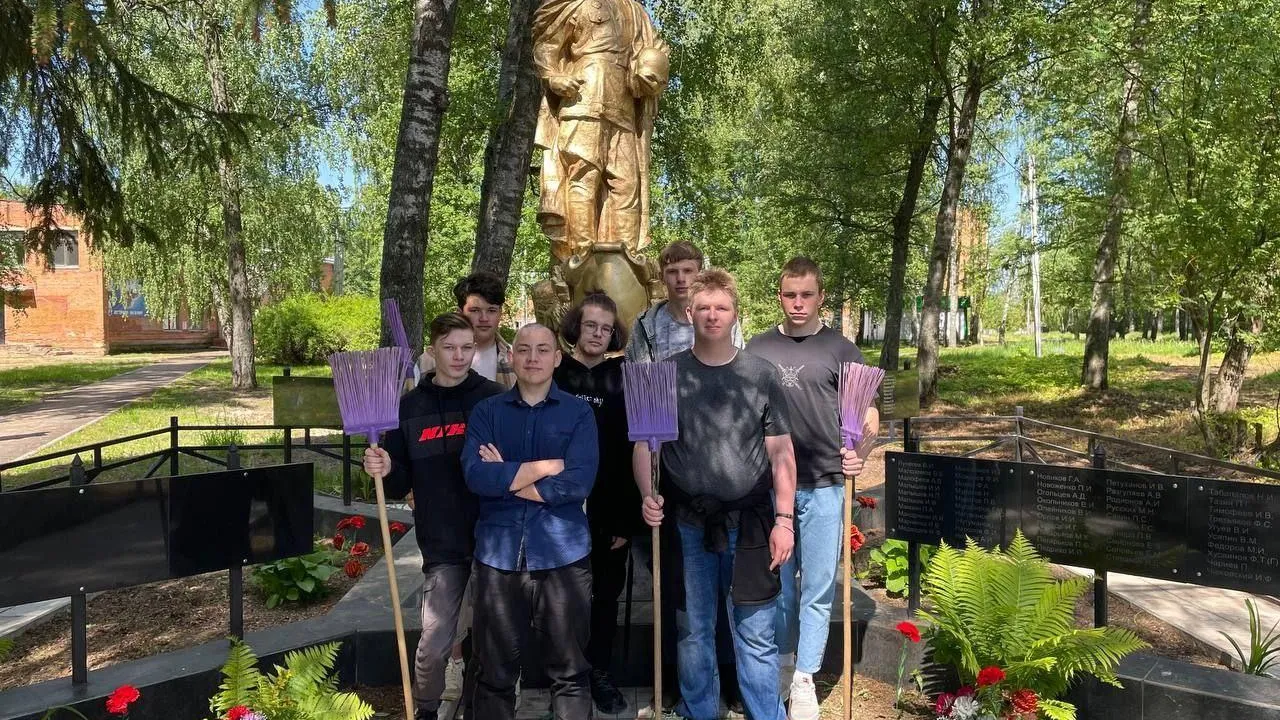 Студенты Красногорского колледжа приняли участие в акции «Поклонимся великим тем годам»