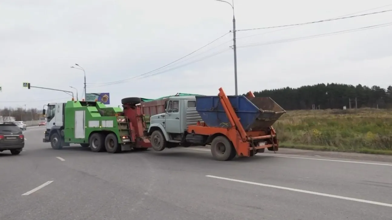 Незаконный сброс порядка 67 куб м строительного мусора предотвратили в Истра