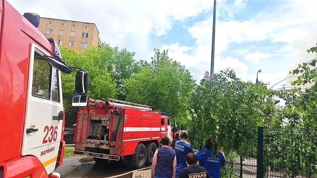 Пожар в микрорайоне Перловка локализован