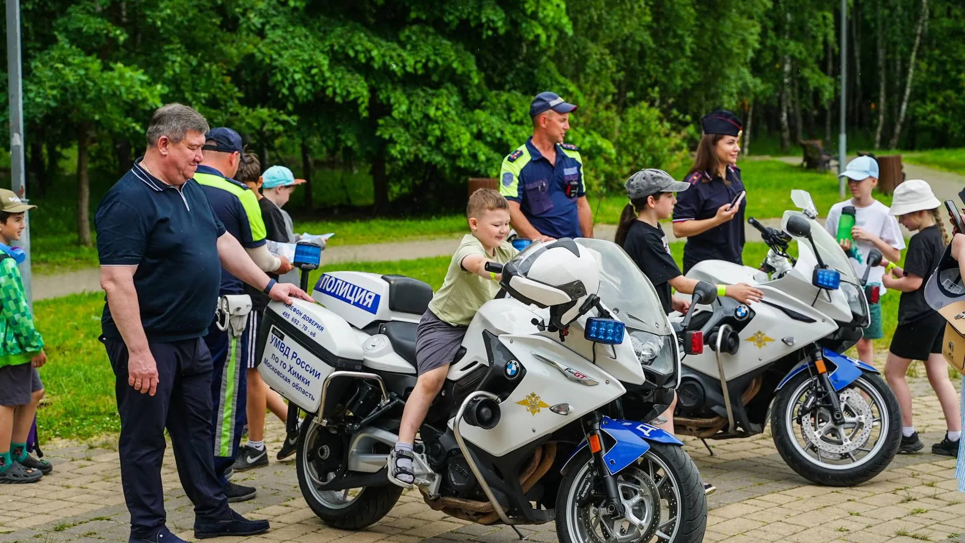 В Химках прошла акция «Один день» с полицией в парке Величко