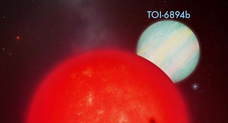 Nature Astronomy: на орбите маленькой звезды нашли экзопланету-гиганта TOI-6894b