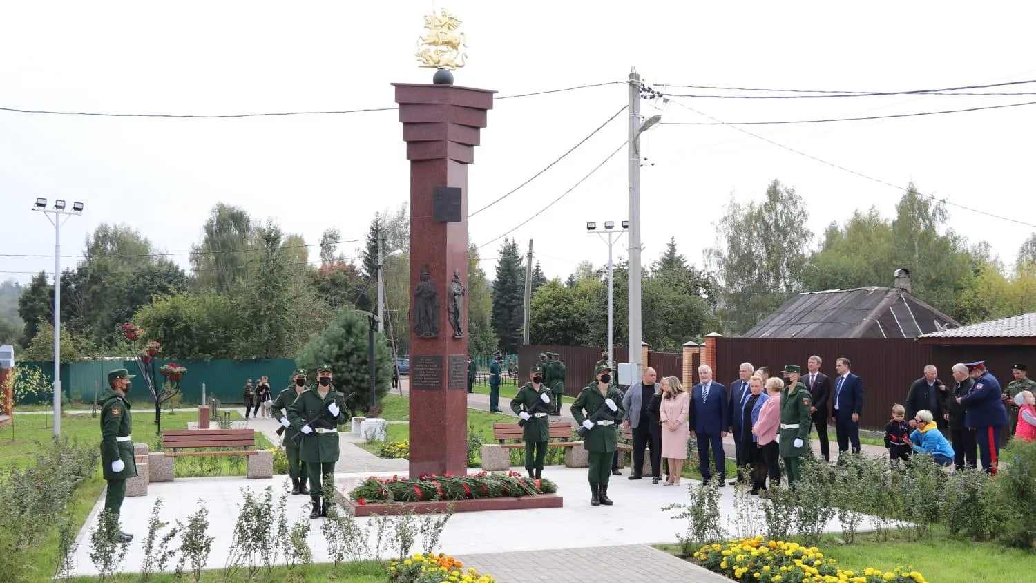 Стелу «Населенный пункт воинской доблести» открыли в селе Наро‑Фоминского округа