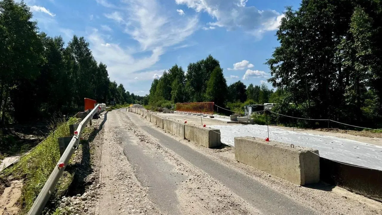 В Шатуре готовят к асфальтированию вторую половину моста