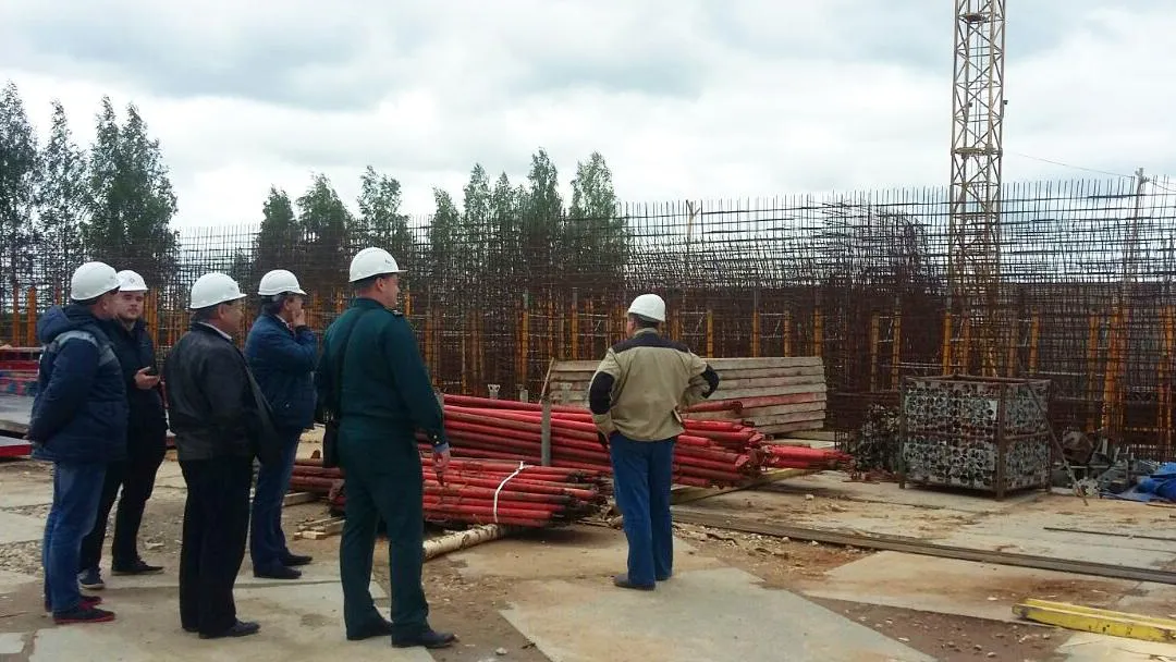 Оборудование смонтировали на строящихся очистных сооружениях в Рузе