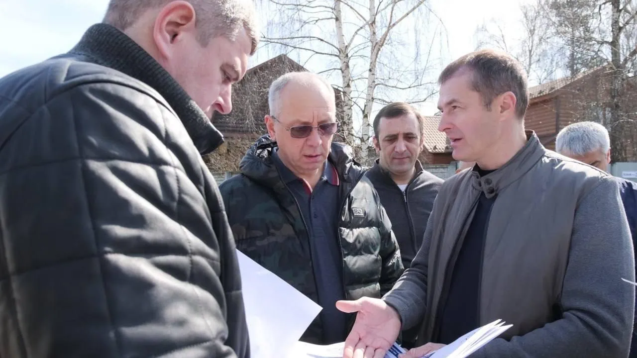 Глава Люберец проверил ход благоустройства территорий, примыкающих к станциям МЦД‑3