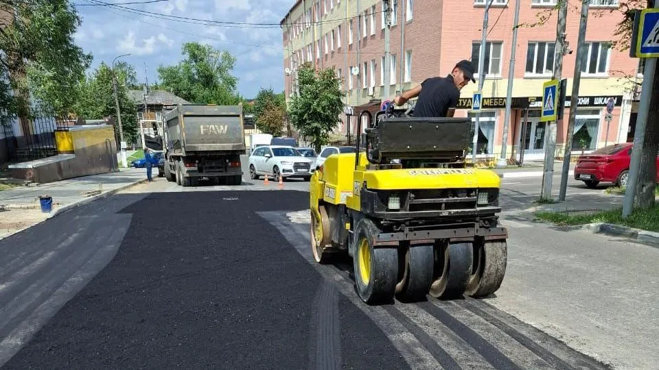 В Богородском округе восстановили асфальтовое покрытие