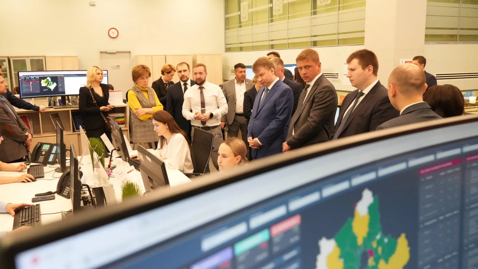 Депутаты Госдумы познакомились с опытом работы ЦУРа Подмосковья