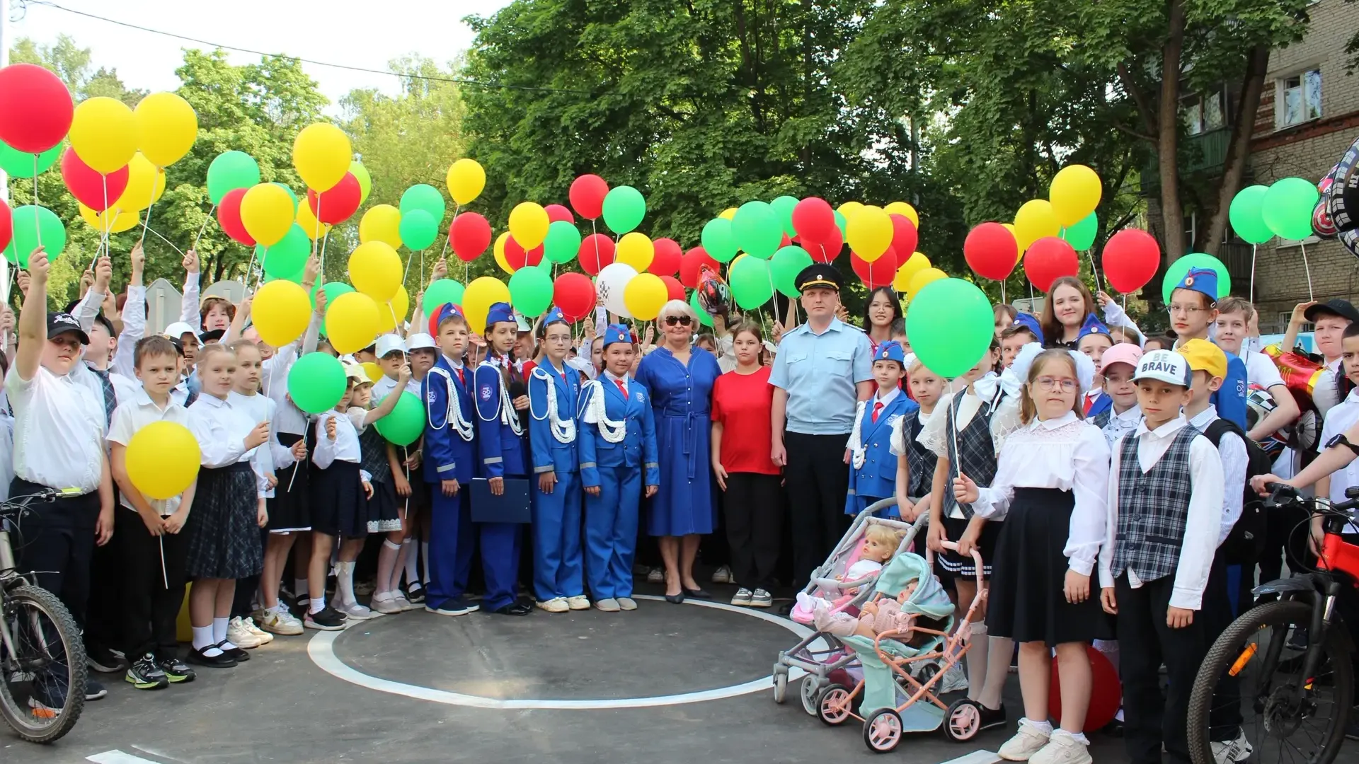 В Люберцах открыли автогородок в школе №52