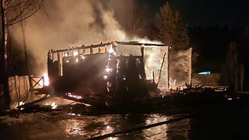 Два ребенка и женщина погибли в результате пожара в доме в Подмосковье