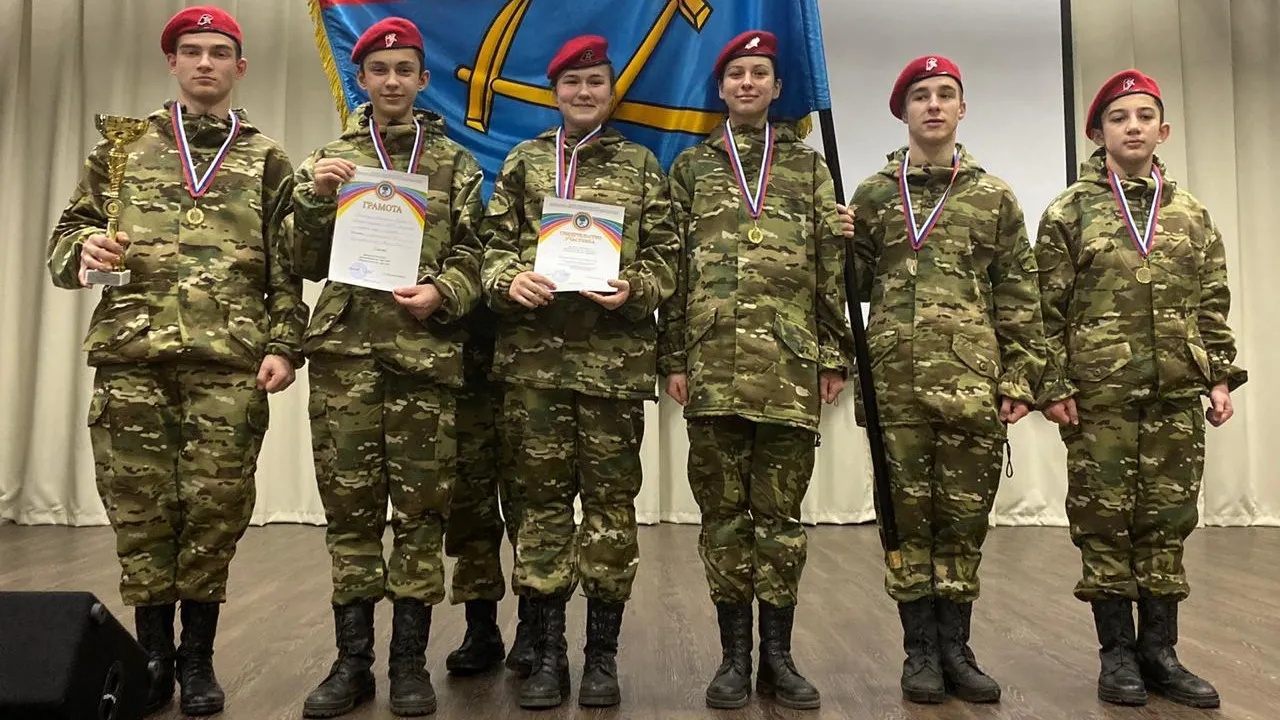 Сборная юнармейцев Подольска победила в областных соревнованиях по стрельбе