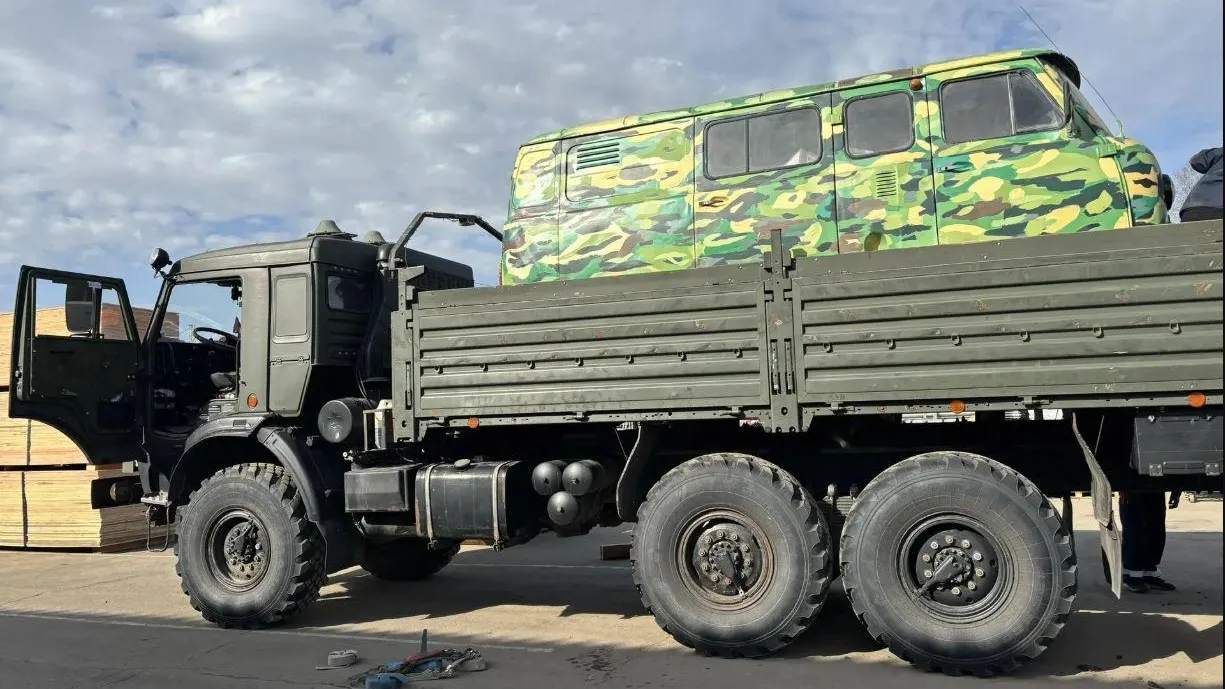 Из Рузского округа отправили автомобиль УАЗ в зону проведения СВО