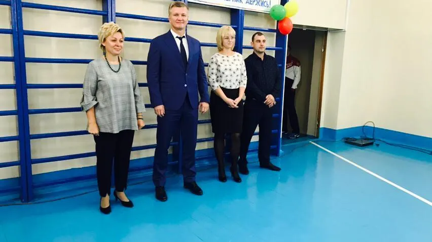 Спортивный зал открыли в лицее №4 Люберец после ремонта