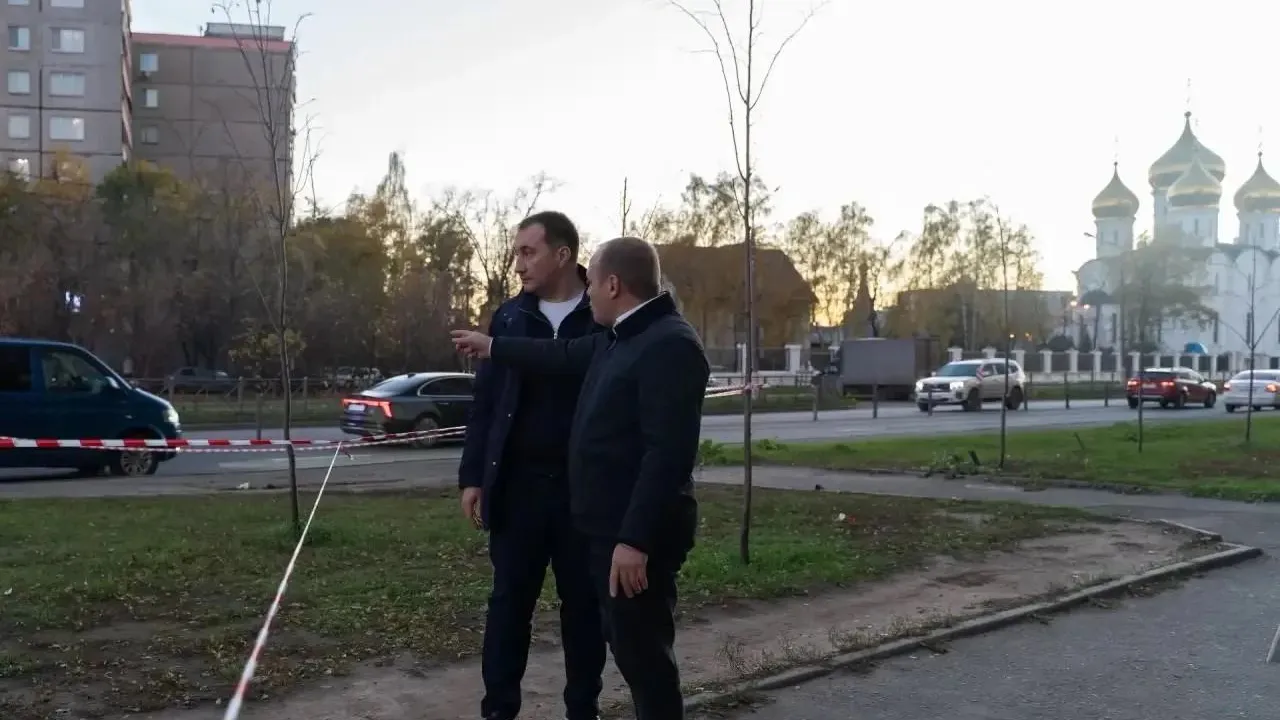 В Жуковском обустраивают тротуар у дома №62 на улице Гагарина