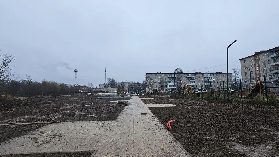 В Клину в сквере «Семейный» идет прокладка коммуникаций в рамках второго этапа благоустройства