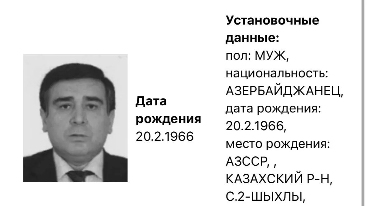 Лидера азербайджанской диаспоры на Урале Шыхлински объявили в федеральный розыск