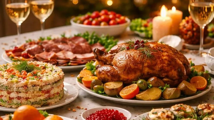 Диетолог из Подмосковья дала советы по составлению новогоднего меню