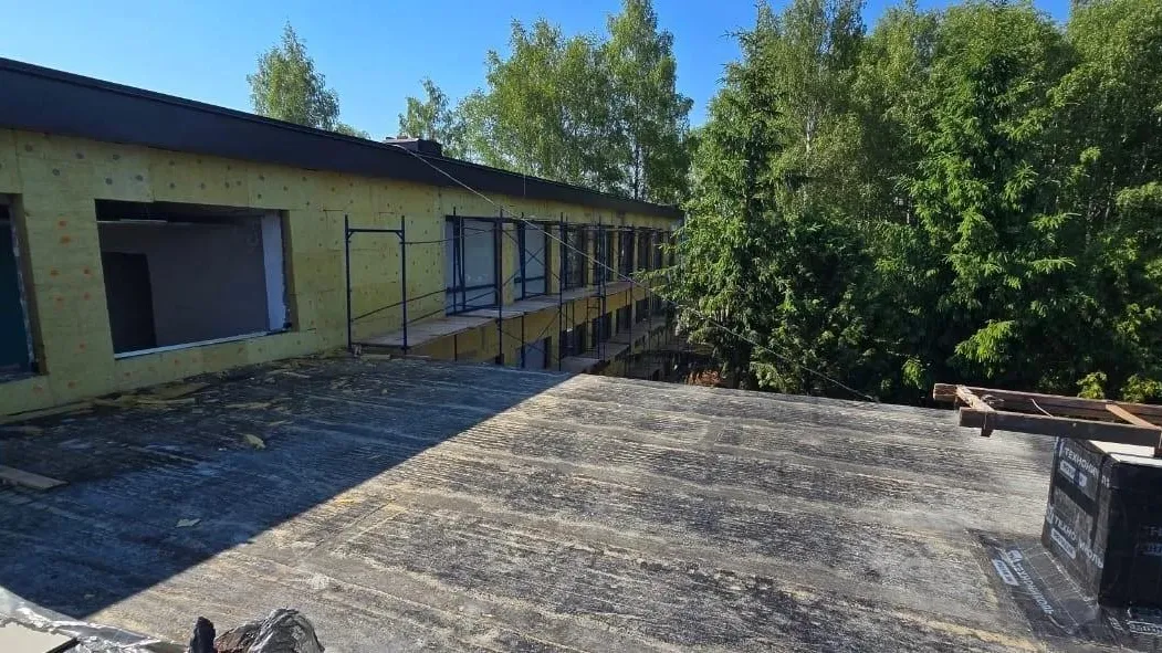 В Пушкинском округе обновляют корпус школы в Софрино