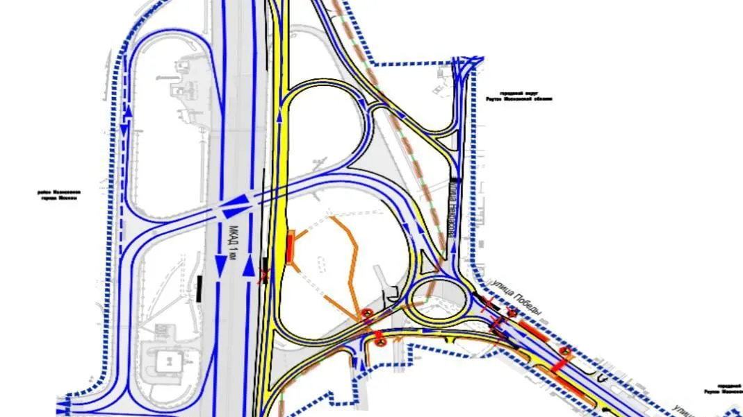 В Реутове обустроят новые съезды на МКАД