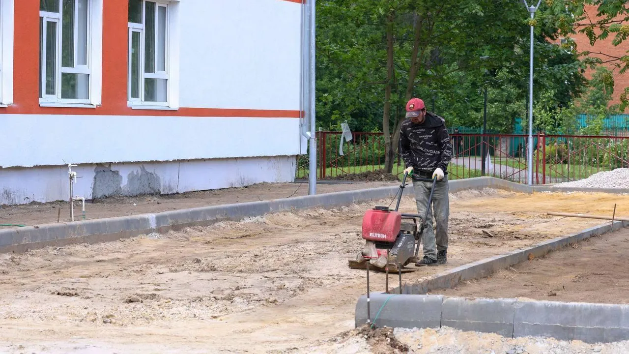 В Подольске ремонт школы № 15 достиг более 70%