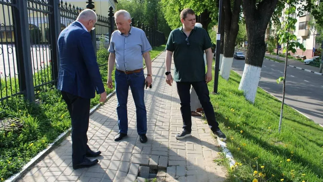 В Подольске заменят покрытие брусчатки на проспекте Ленина