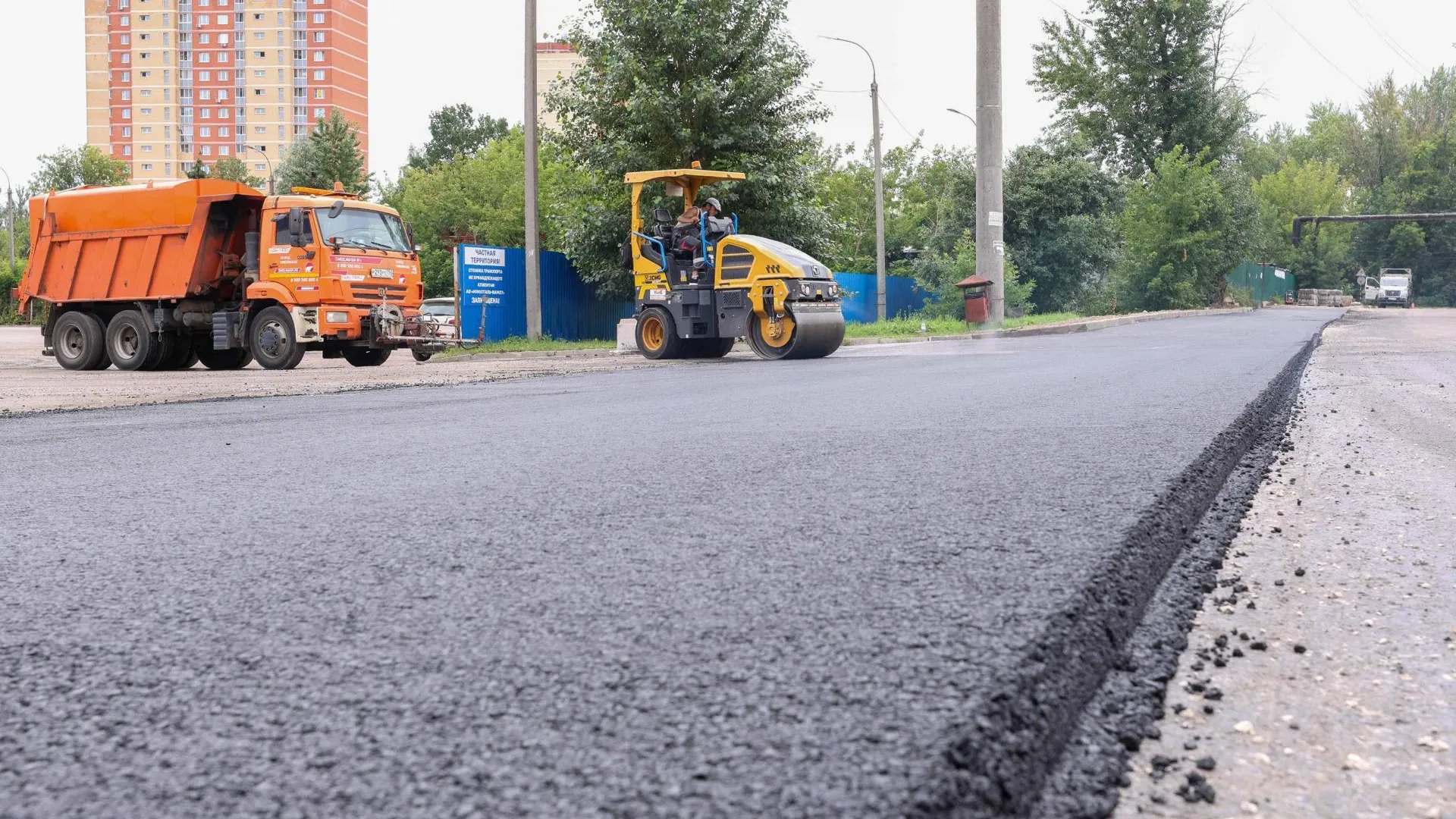 В Подольске продолжается ремонт дорог