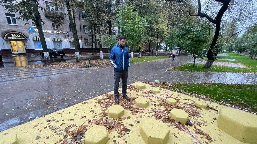 Зоны отдыха с лавочками и качелями планируют оборудовать на улице Пушкина в Щелкове