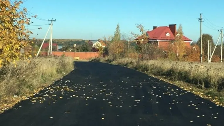 Въезд в деревню Докукино Подольска привели в порядок по просьбе жителей