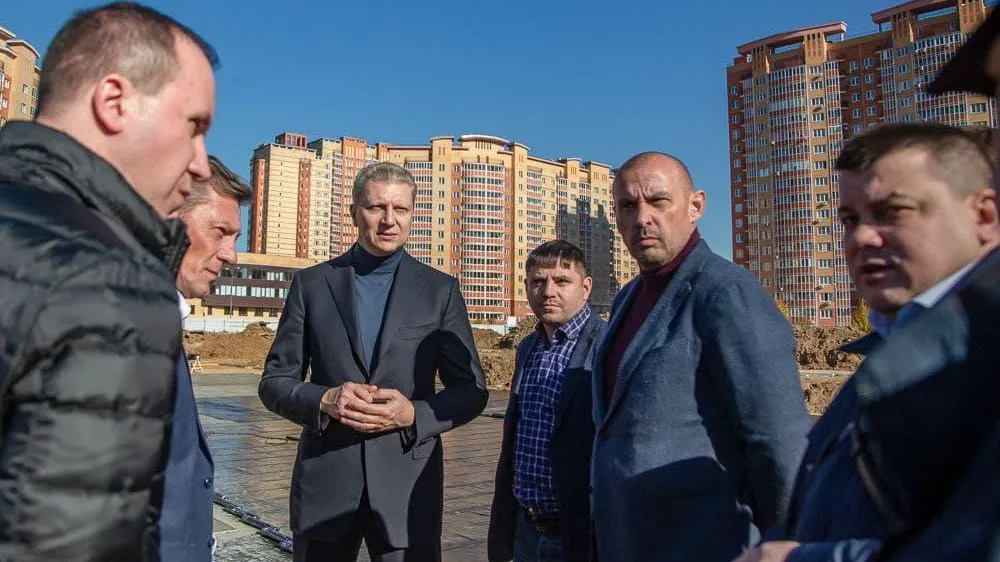 Строительство школы и детского сада в микрорайоне Одинцова идет по графику
