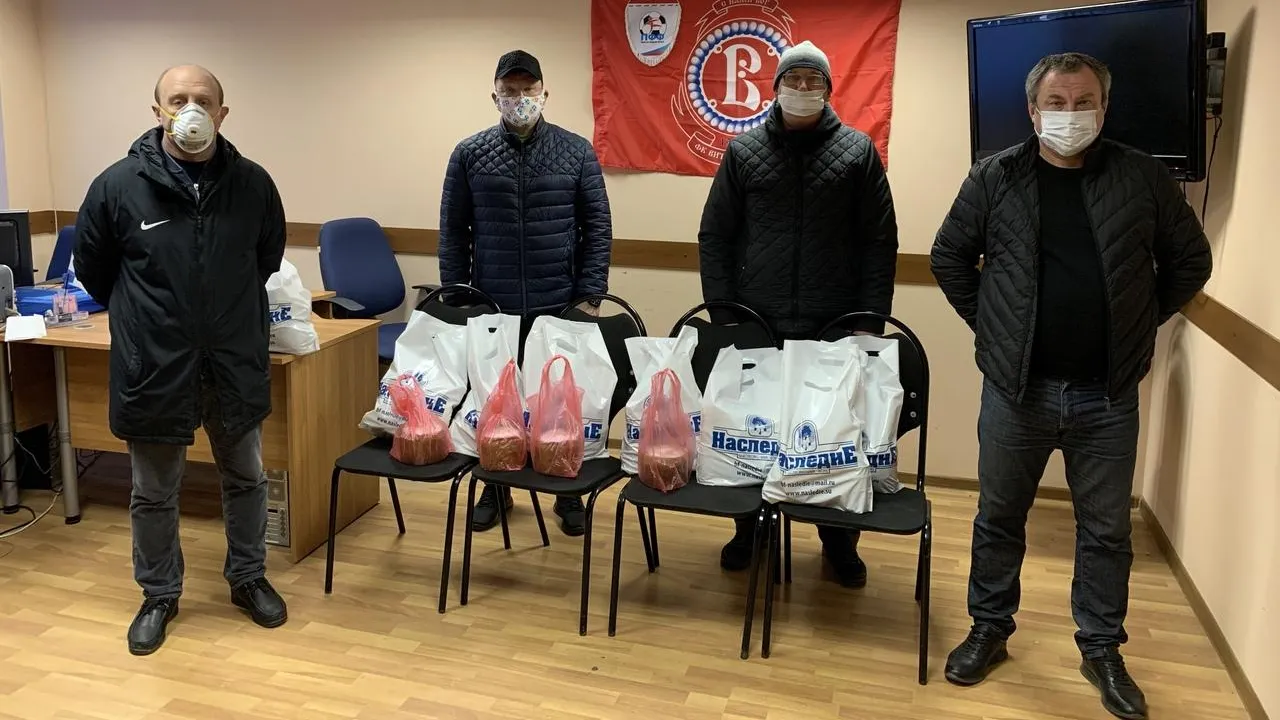 Футбольное сообщество Подольска подготовило комплекты продуктов для пожилых людей