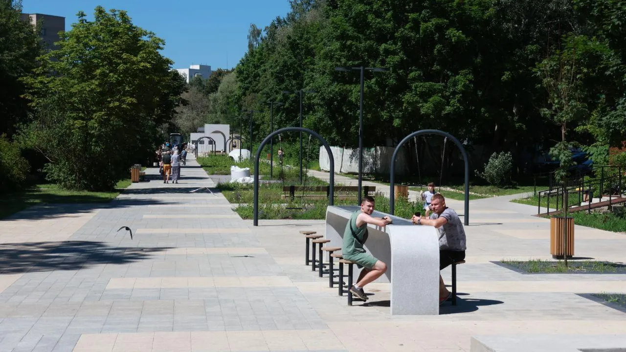 В Протвине состоялось открытие Лесного бульвара в выходные