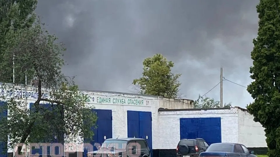 Появилось видео атаки украинских беспилотников на Елец в Липецкой области