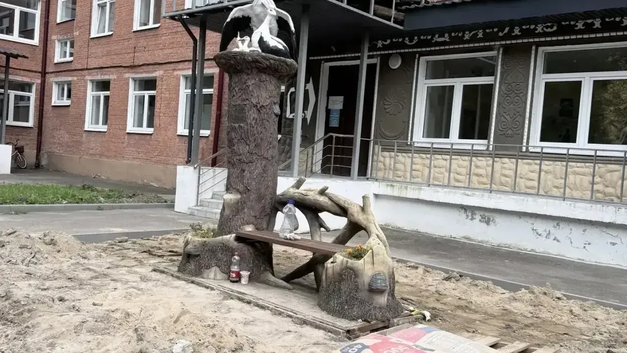 Территорию Серпуховского роддома благоустроят в Подмосковье