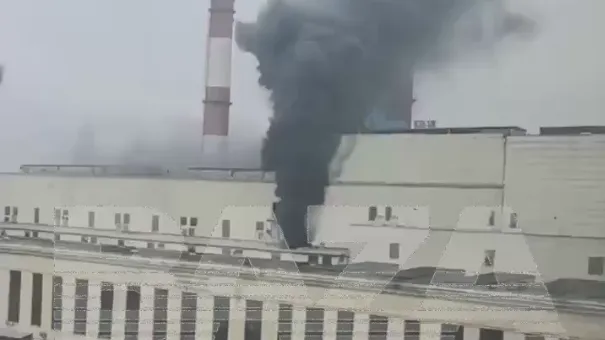 ТЭЦ загорелась на 3-й Хорошевской улице в Москве