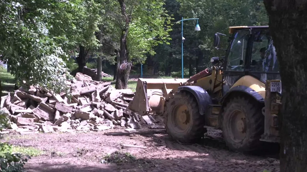 В Рузе началась подготовка к масштабному благоустройству местного сквера