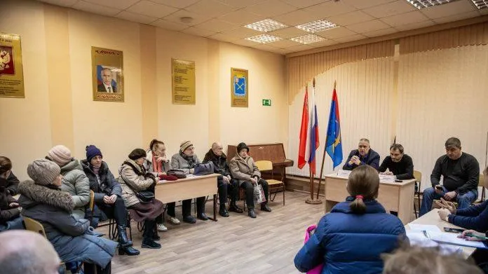 В мкр Шепчинки Подольска прошла встреча с жителями по вопросам ЖКХ и благоустройства