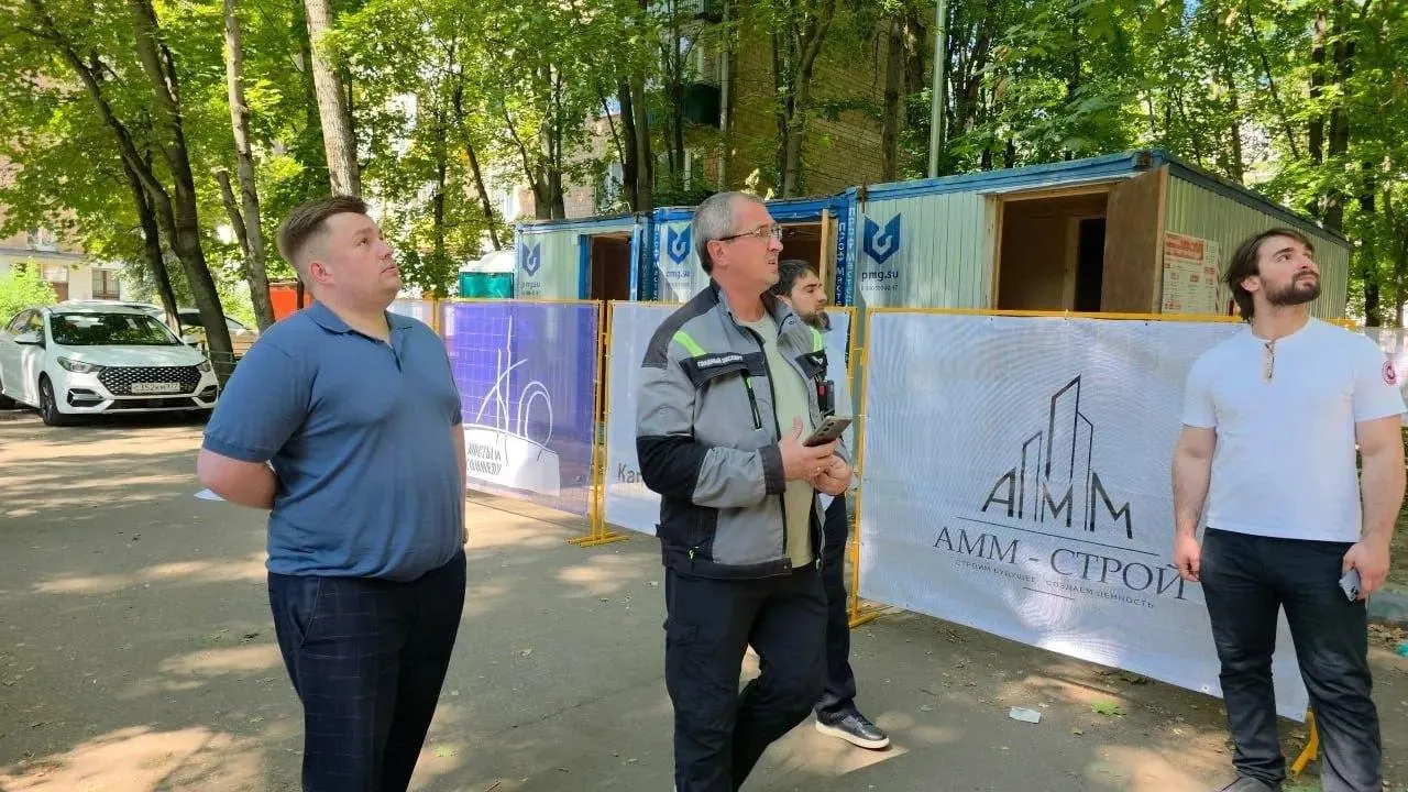 В Химках начали комплексный капремонт дома на улице Победы