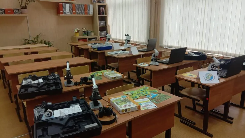Цифровое оборудование для кабинета экологии установили в лицее №23 Подольска