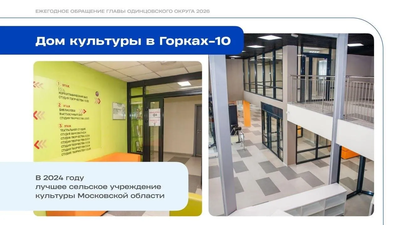 В Одинцовском округе работают 33 муниципальных учреждения культуры