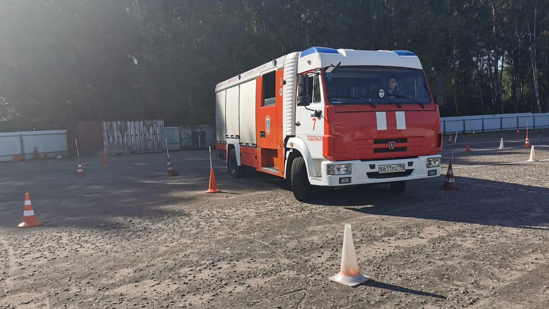 В Подольске определили лучшего водителя среди пожарных