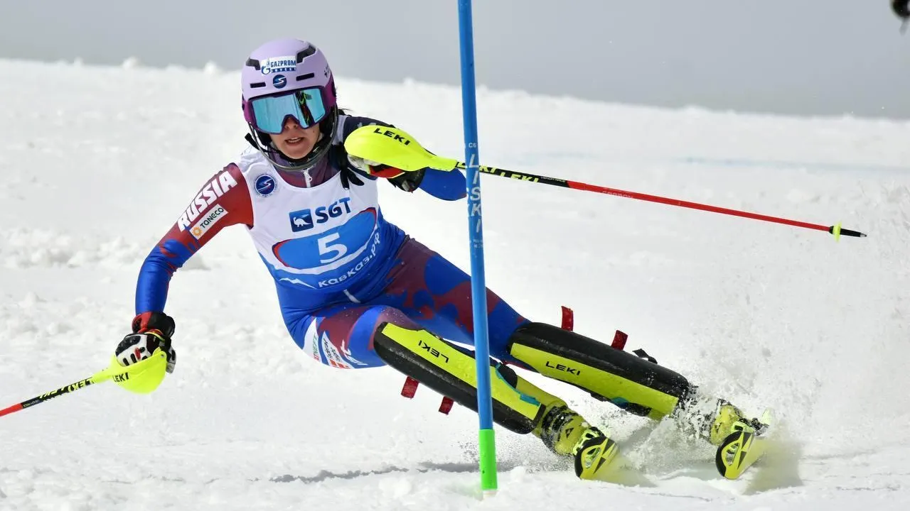 Виталина Гирина из Подмосковья завоевала бронзу на этапе Кубка России по горнолыжному спорту