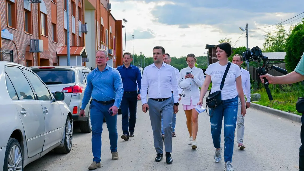 В поселке Развилка Ленинского округа отремонтировали дорогу