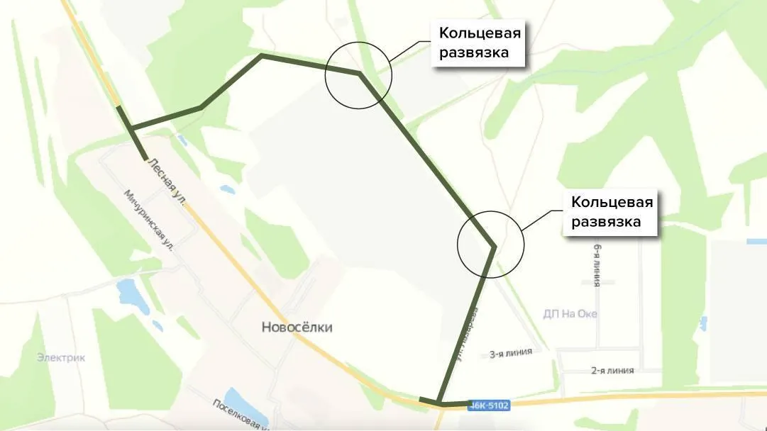 Строительство подъезда к ОЭЗ «Кашира» в Подмосковье начнут осенью 2023 г