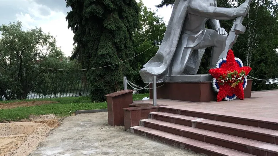 Благоустройство мемориала в Котельниках завершат к 1 сентября
