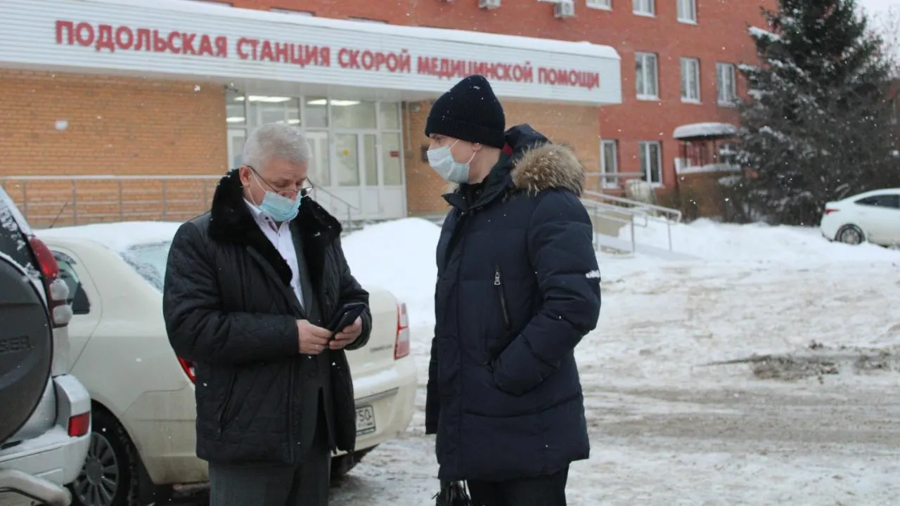 В здании Подольской подстанции скорой помощи отремонтировали основные помещения