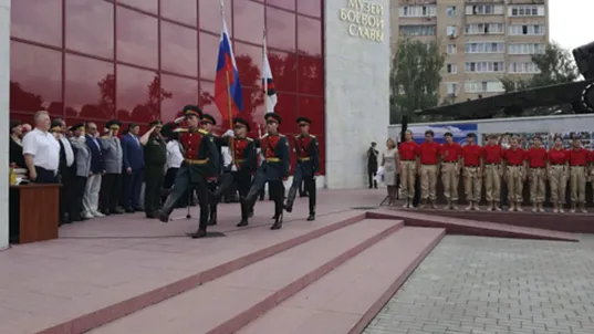 Памятный знак коломенским курсантам открыли в Подмосковье