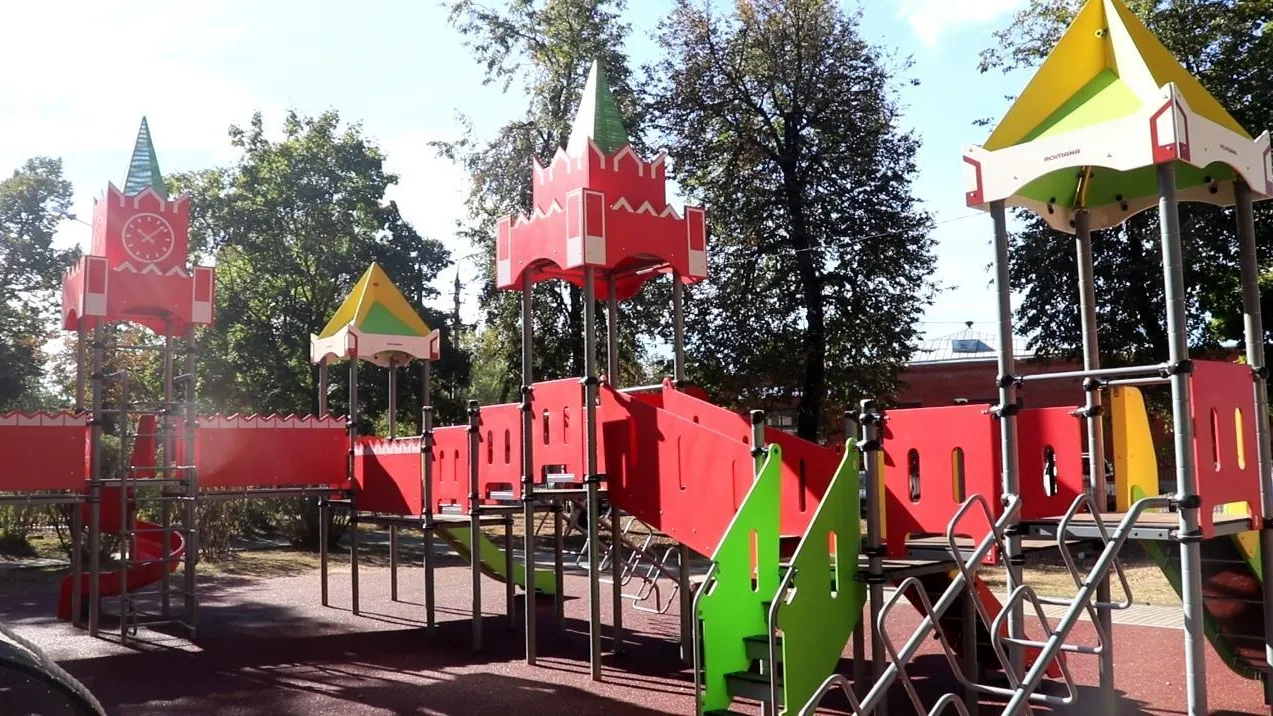 В Егорьевске открылась новая детская площадка