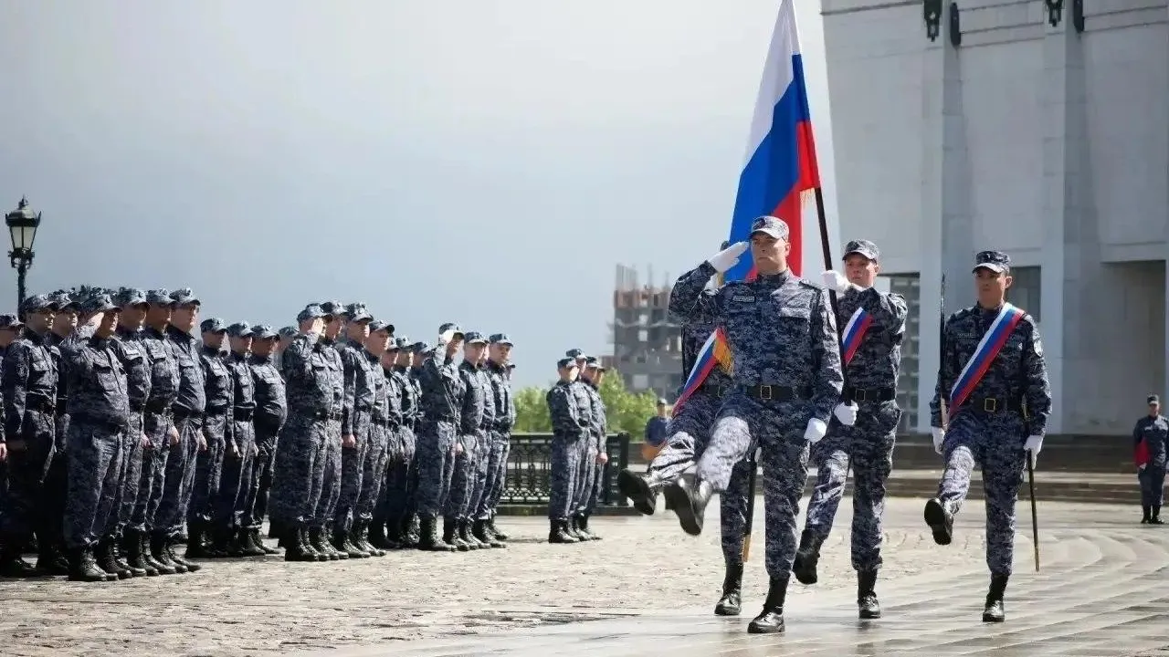 На Поклонной горе прошел торжественный выпуск сотрудников Росгвардии