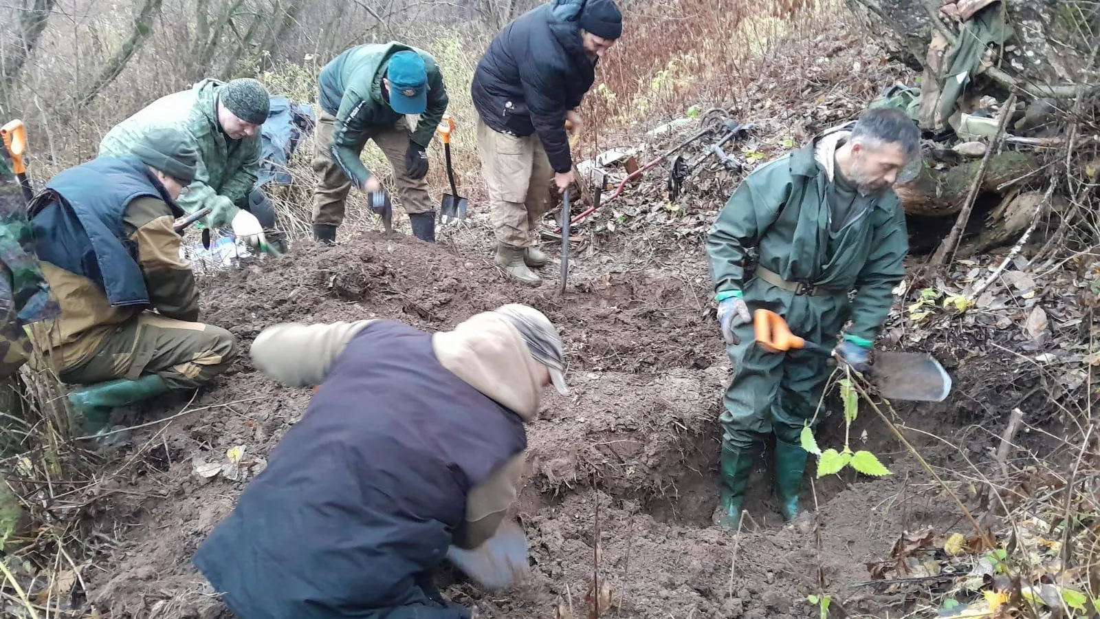 Поисковики отряда «Эхо Войны» обнаружили в Рузе следы героического сражения